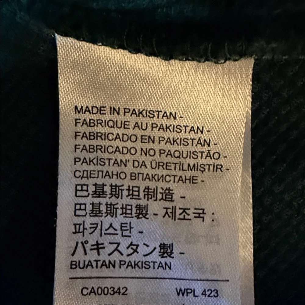 Levi's Men's Forest Green Waffle Knit Thermal Long Sleeve Shirt Size Small EUC